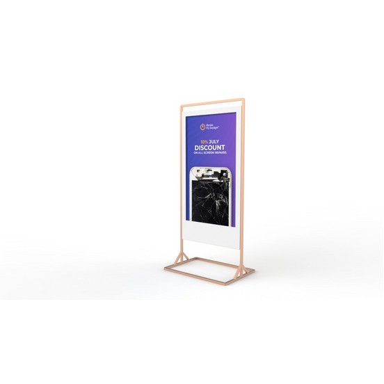 Super Slim Freestanding Double-Sided Digital Poster
